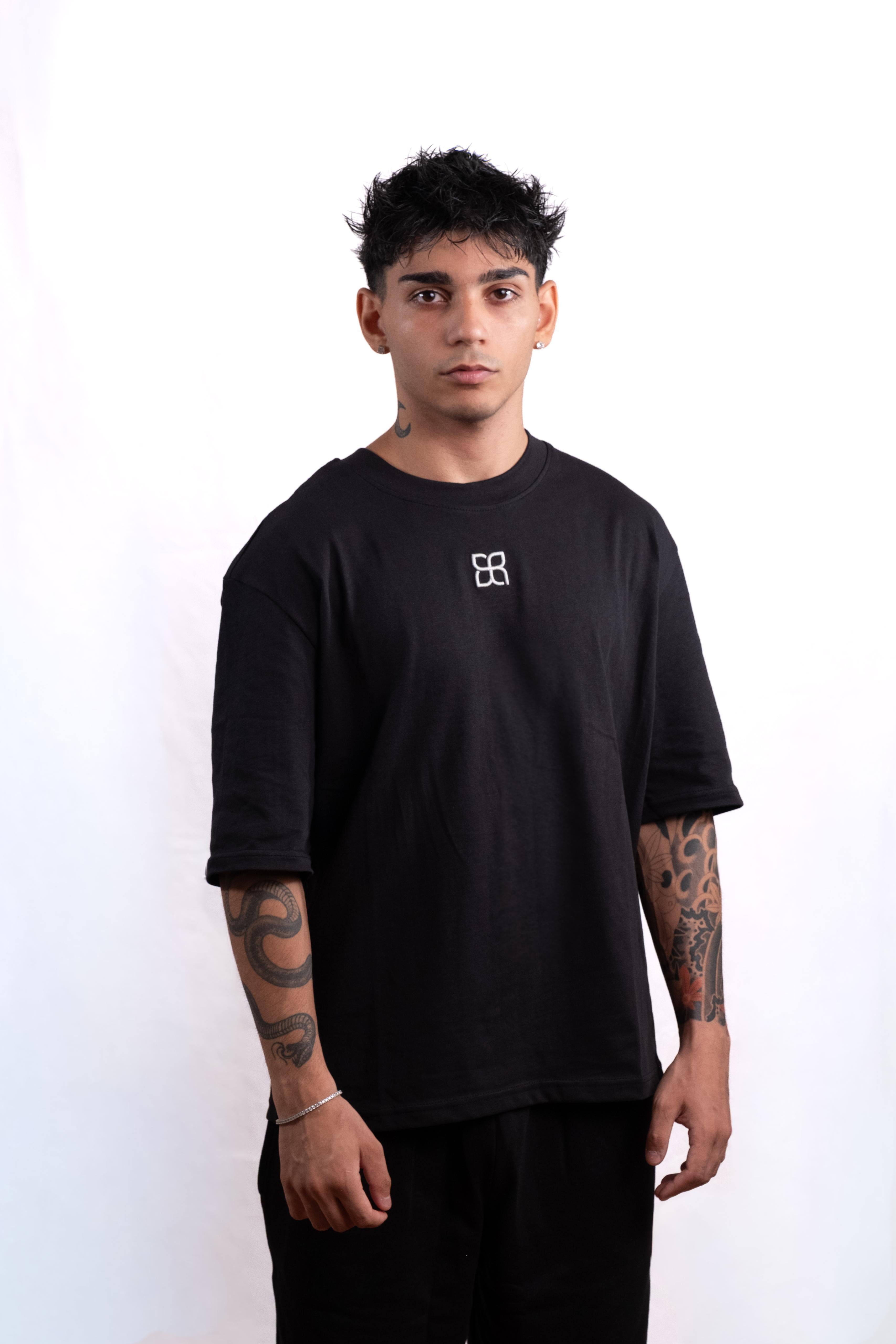 T-shirt icon crystal nera