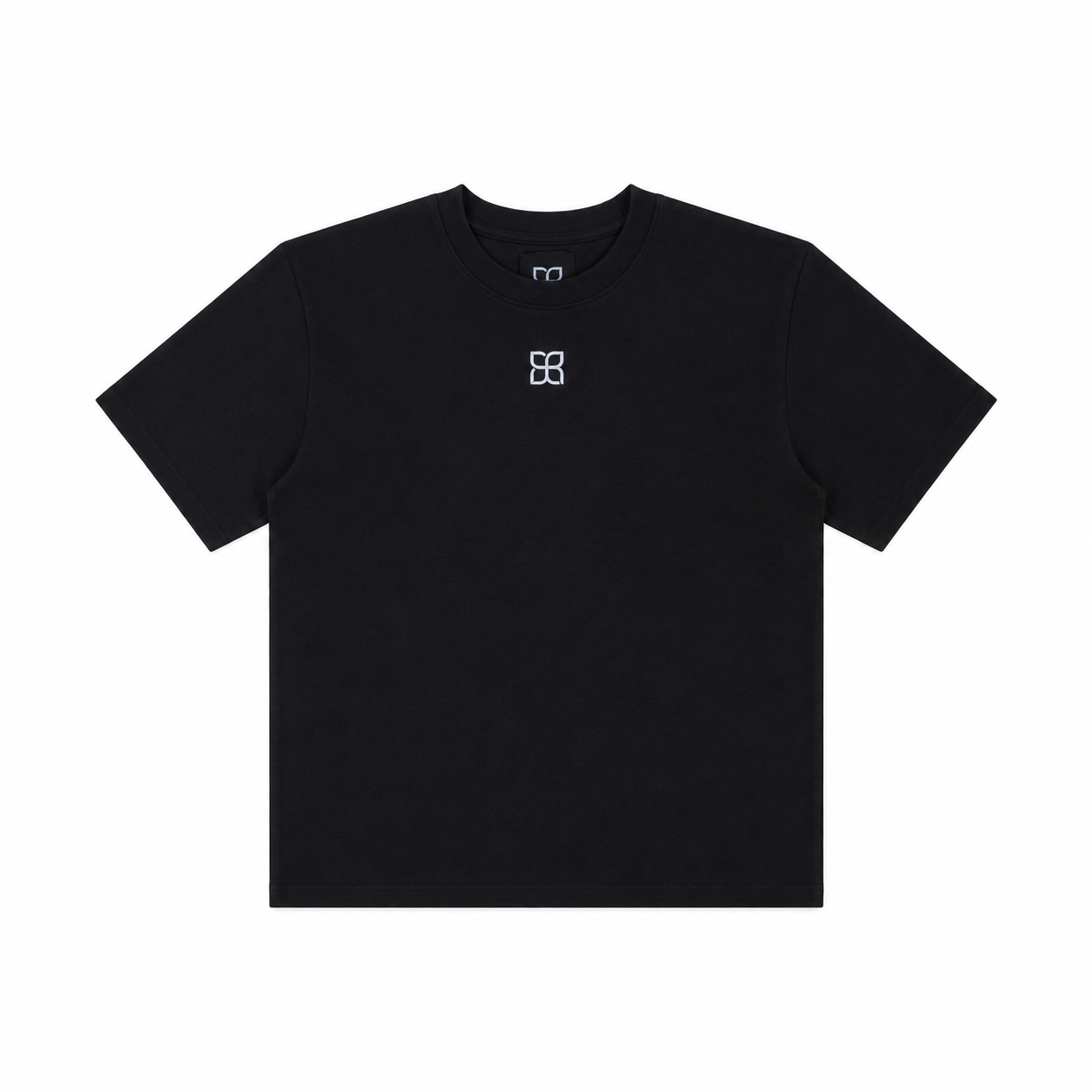 T-shirt icon crystal nera