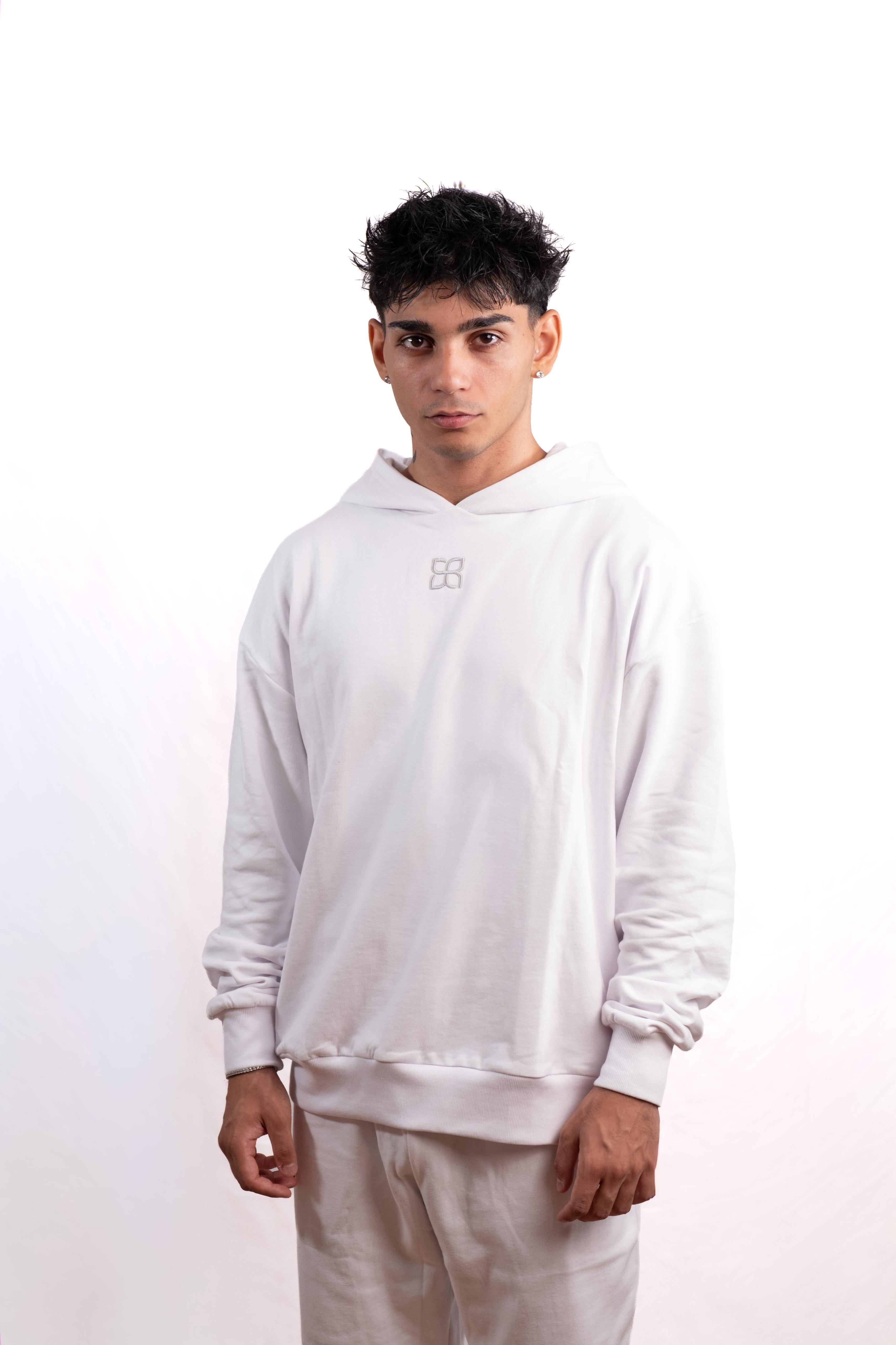 Hoodie icon crystal bianca