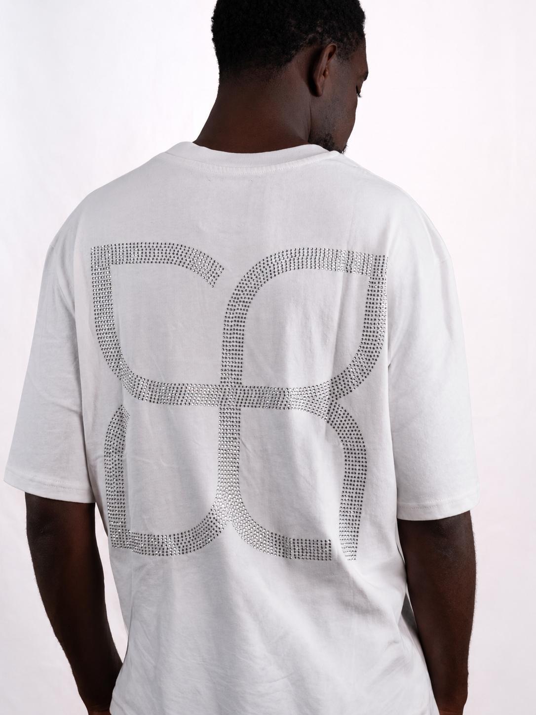 T-shirt icon crystal bianca