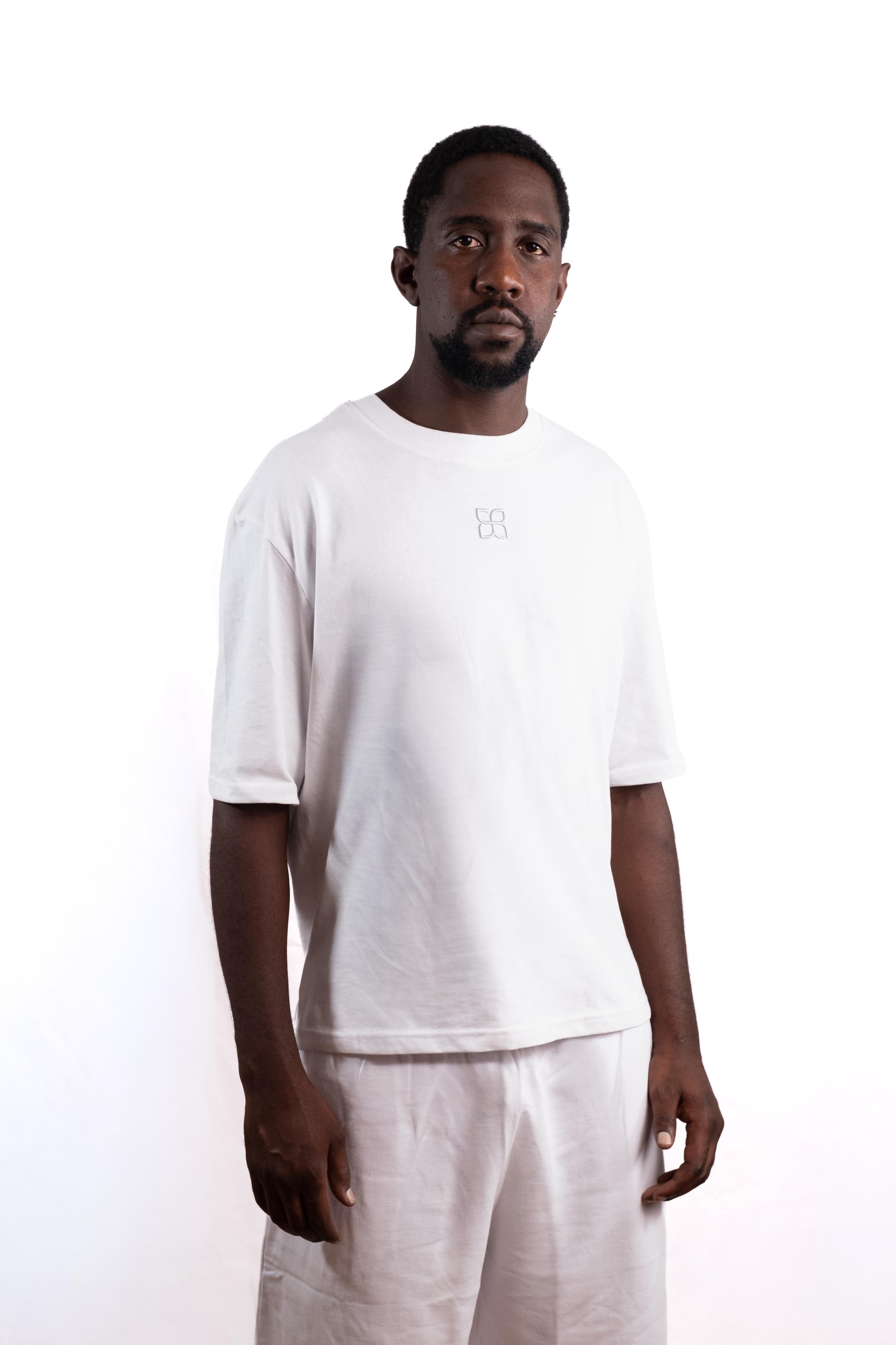 T-shirt icon crystal bianca